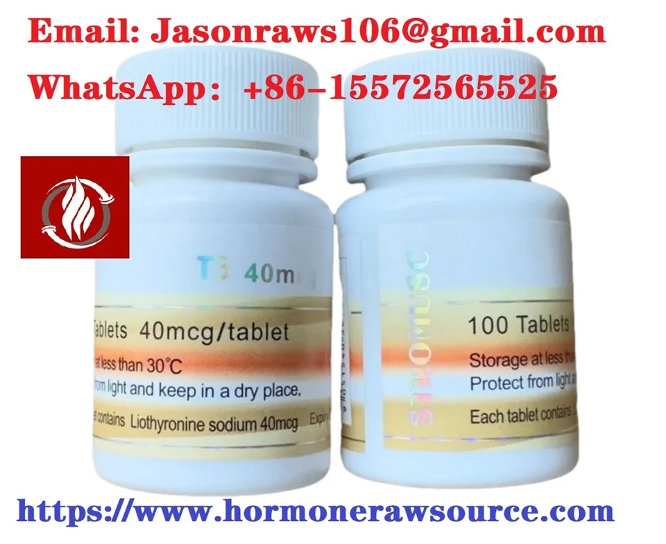 High-Quality T3-Liothyronine Sodium 40mcg For Bodybuilding CAS:6893-02-3